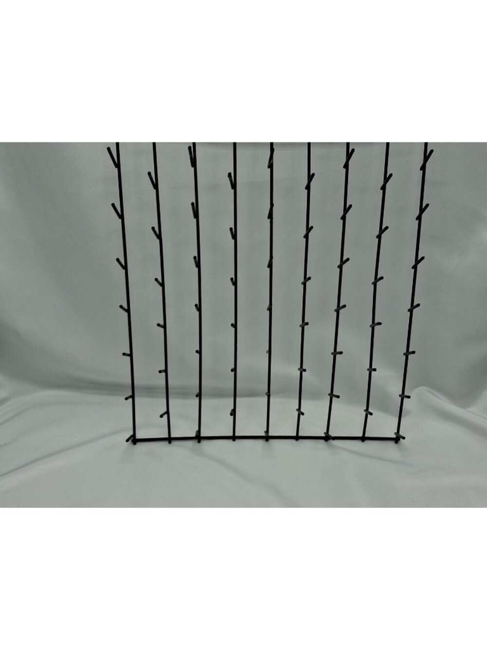 Cute Kitschy Thread Sewing Machine Shaped Spool Holder Black Wire Rack, 63 spool - Picture 4 of 7